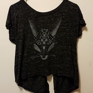 Hollister Split Back Tribal Tee Shirt